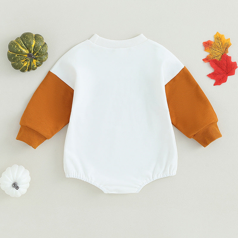 Autumn Pumpkin Bodysuit — Back view
