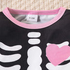 Little Skeleton Two-Piece Set — Neckline detail