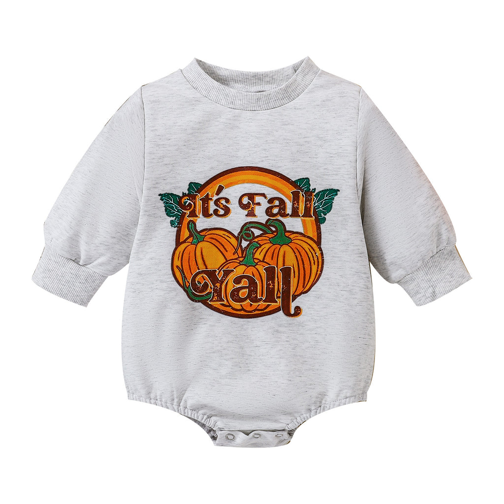 Little Pumpkin Romper — Front view