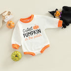 Pumpkin Crew-Neck Romper