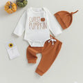 Pumpkin Three-Piece Baby Set