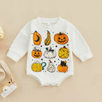 White Pumpkin Baby Bodysuit
